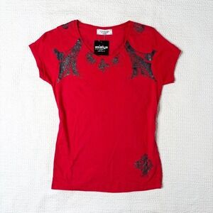Diesel gothic cross graphic tee